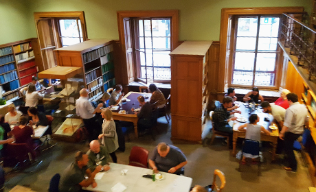 Dinner in the Lower Library